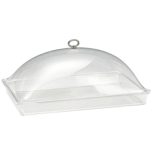 Zicco ZCP-739 Acrylic Covered Storage Container with Polycarbonate Tray, 31x46x16 cm - 1