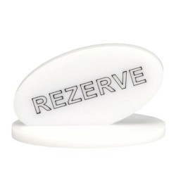 Zicco ZCP-741 Acrylic Reserved, 7x13x8 cm, White - Zicco