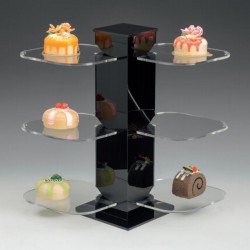 Zicco ZCP-761 Multipurpose Acrylic Display Stand, Acrylic, 45 cm - Zicco