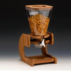 Zicco ZCP-782 أداة رقائق الذرة مع حامل خشبي، 5.5 لتر، 23 × 30 × 48 سم - Zicco