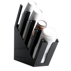 Zicco ZCP-811 Acrylic Cardboard Cup Stand, 11.5x51.5x42.5 cm - Zicco