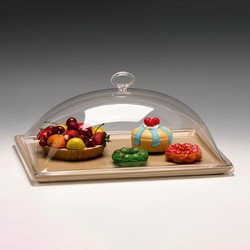 Zicco ZCP-821 Melamine Bottom Acrylic Storage Container with Lid, 25x35 cm - Zicco