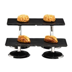 Zicco ZCP-825 Melamine Display Stand with Tray, 45x19x21 cm - Zicco