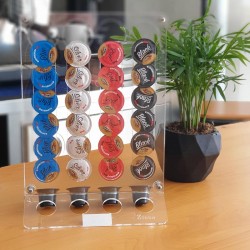 Zicco ZCP-839 Acrylic Capsule Coffee Stand, 56 Capsule Capacity, 20x28 cm - 4