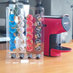 Zicco ZCP-839 Acrylic Capsule Coffee Stand, 56 Capsule Capacity, 20x28 cm - 6