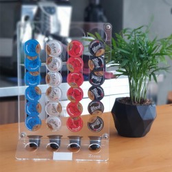 Zicco ZCP-839 Acrylic Capsule Coffee Stand, 56 Capsule Capacity, 20x28 cm - 5