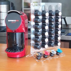 Zicco ZCP-839 Acrylic Capsule Coffee Stand, 56 Capsule Capacity, 20x28 cm - 8