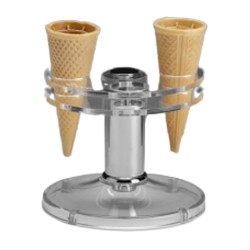 Zicco ZCP-854 Акриловая подставка для мороженого, 4 отделения, 14x12,5 см - Zicco