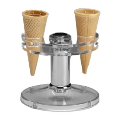 Zicco ZCP-854 Akrilik Dondurma Servis Standı, 4 Gözlü, 14x12.5 cm - 1