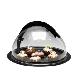 Zicco ZCP-857 Polycarbonate Fan with Fixed Cover, 50x26 cm, Black - Zicco