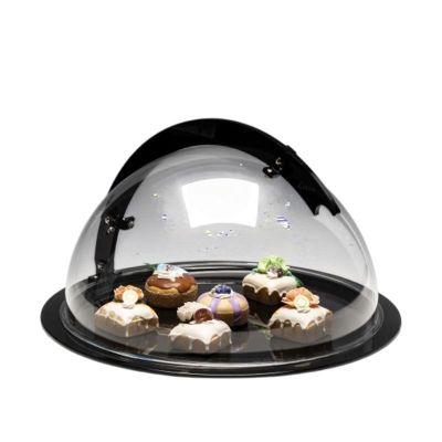 Zicco ZCP-857 Sabit Kapaklı Polikarbon Fanus, 50x26 cm, Siyah - 1