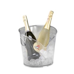 Zicco ZCP-869 Acrylic Bottle Bucket, 28x24 cm, White - Zicco