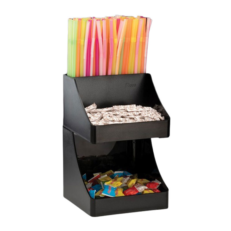 Zicco ZCP 877 Polikarbonat 2 Katlı Çok Amaçlı Teşhir Standı, Siyah - Zicco