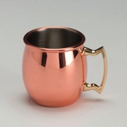 Zicco ZKB-170 Mini Steel Milk Pot, 60 cl, Copper Coating - Zicco
