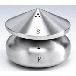 Zicco ZKC-074 Steel Salt and Pepper Shaker - Zicco