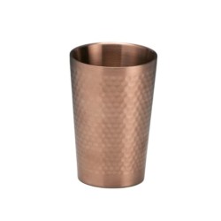 Zicco ZKC-836 Steel Double Walled Cocktail Glass, 350 cl, Copper - Zicco