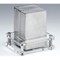 Zicco ZKC-8900 طقم شاكر ملح وفلفل أكريليك مع حامل، 9 سم - Zicco