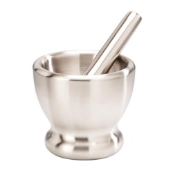 Zicco ZKC-910 Steel Mortar, 12.5x11.5 cm - Zicco