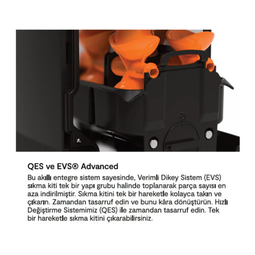 Zummo Viva Advance Otomatik Narenciye Portakal Sıkma Makinesi, Füme - 4