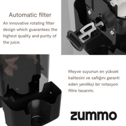 Zummo Viva Автоматическая соковыжималка для цитрусовых и апельсинов, черная - 6