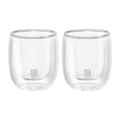 Zwilling 395000750 Çift Çidarlı Espresso Bardağı Seti, 2'li, 80 ml - 1