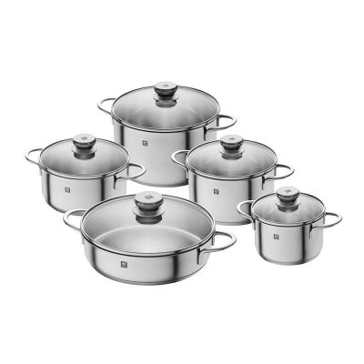 Zwilling 401100380 Nova Paslanmaz Çelik Tencere Seti, 5 Parça - 1
